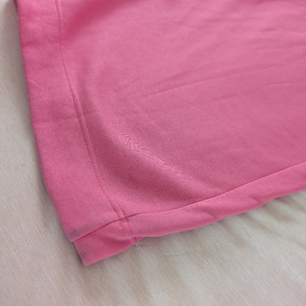 Adidas originals all szn fleece wide leg high waist pink sweats scuba large - Picture 5 of 10